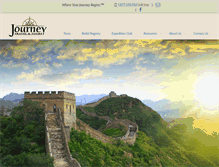 Tablet Screenshot of journeytours.com